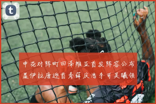 申花对阵町田泽维亚首发阵容公布盖伊拉唐迎首秀薛庆浩李可吴曦领衔出战